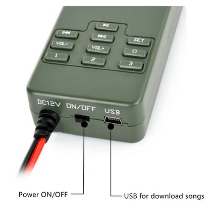 50W Speaker Bird Songs Mp3 Player for Decoys Hunting Bird Caller Sound Palying Devices
