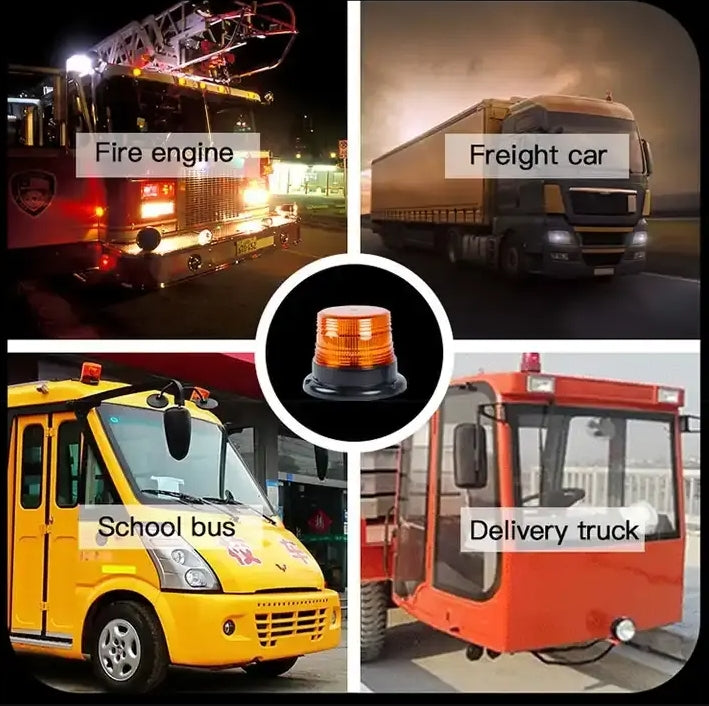 12V 48V HEAVY DUTY XENON MINING WARNING LIGHT STROBE XENON BEACON LED IP65 SAE R65