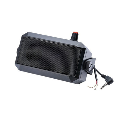 Compact Amplified Speaker for CB Mobile Radio with Built-In Amplifier and Volume Control Knob