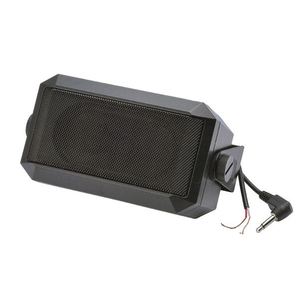 Compact Amplified Speaker for CB Mobile Radio with Built-In Amplifier and Volume Control Knob