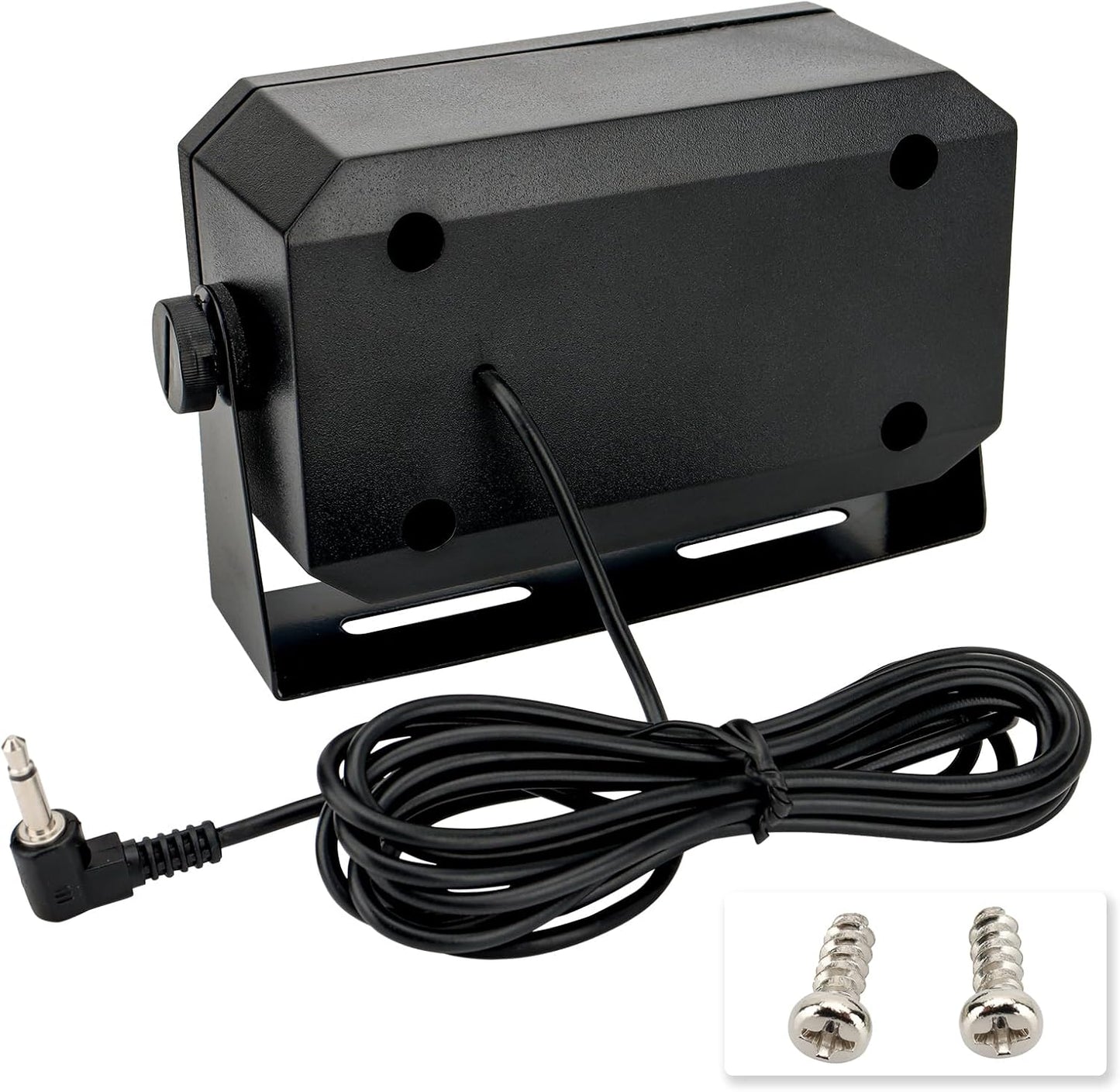 Rectangular External Communication Speaker/CB Radio Speaker for Ham Radio, External Scanners for All 3.5mm Audio Plug CB Radios and Mobile Radio