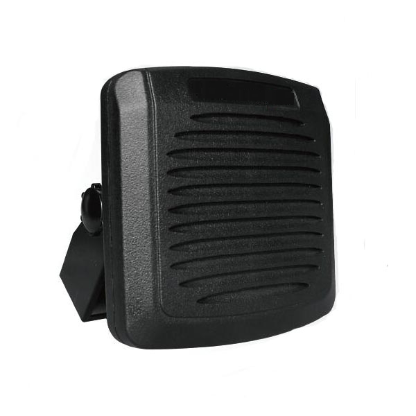 All-Terrain Waterproof External Speaker for Two-Way Mobile Radios: 15W Amplified Speaker for UTVs, Chase Trucks & Base Stations