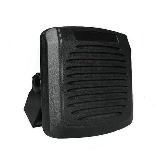 All-Terrain Waterproof External Speaker for Two-Way Mobile Radios: 15W Amplified Speaker for UTVs, Chase Trucks & Base Stations